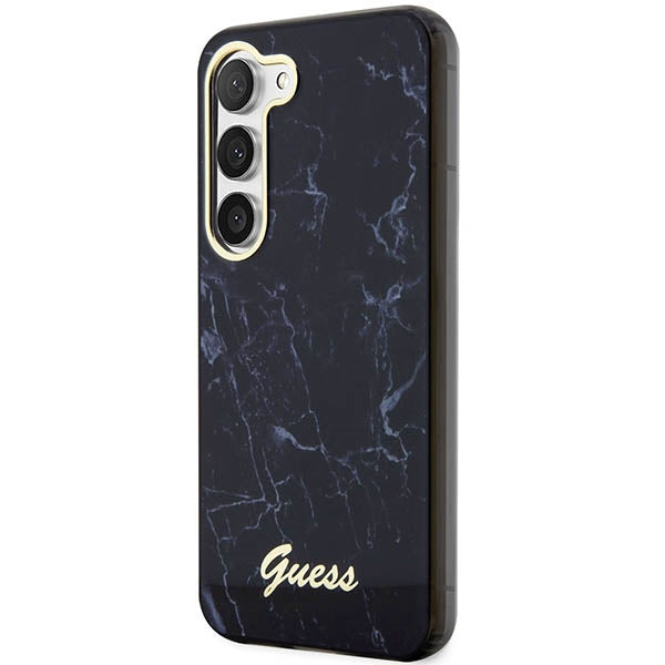 Guess GUHCS23MPCUMAK S23 +S916 black/black hardcase Marble