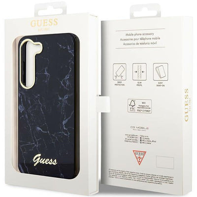 Guess GUHCS23MPCUMAK S23 +S916 black/black hardcase Marble
