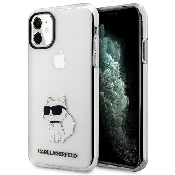 Karl Lagerfeld Ikonik Choupette Case for iPhone 11 / Xr - Transparent