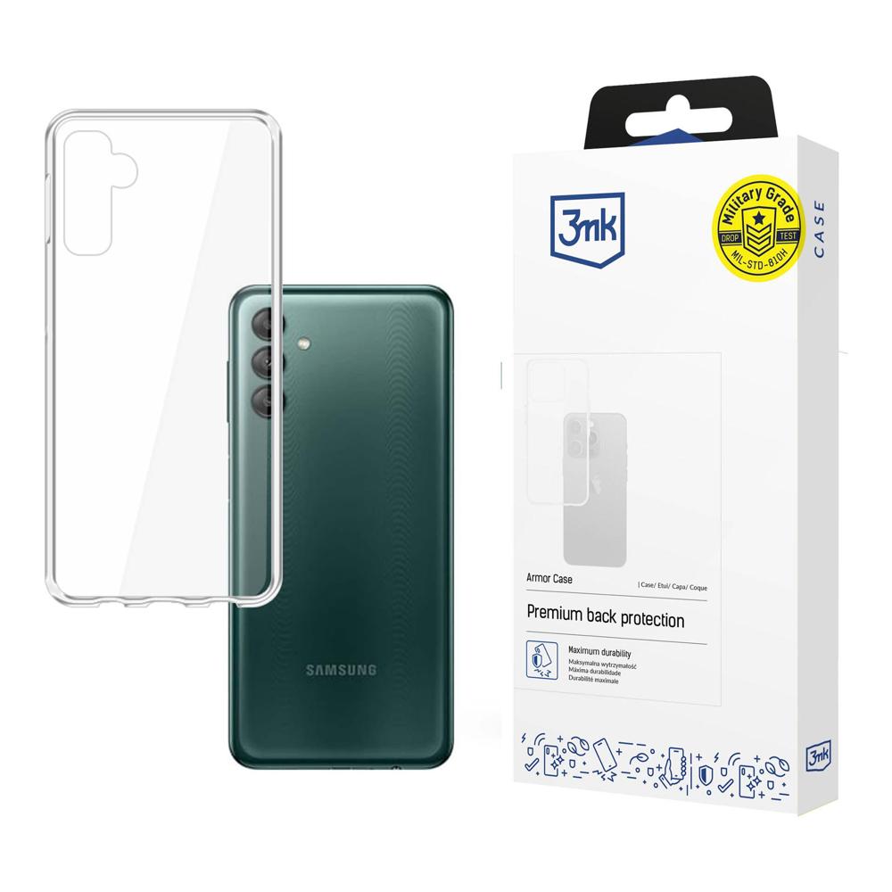 3mk šarvuotas dėklas, skirtas „Samsung Galaxy A04s“ - skaidrus