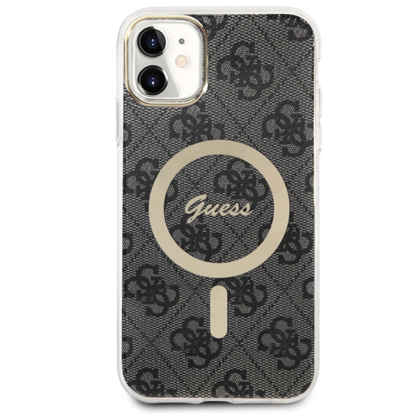 Guess GUHMN61H4STK iPhone 11 6.1" black/black hardcase 4G MagSafe