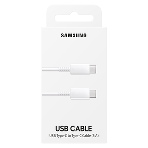 Samsung EP-DN975BWEGWW USB-C - USB-C 5A 480Mb/s cable 1m - white