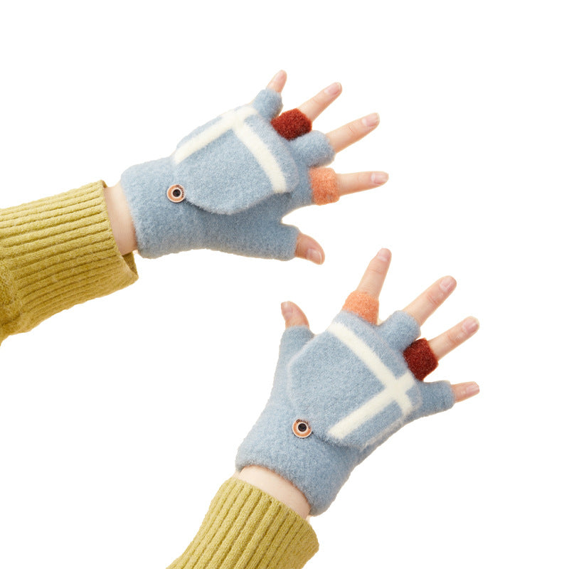Women's/children's winter telephone gloves