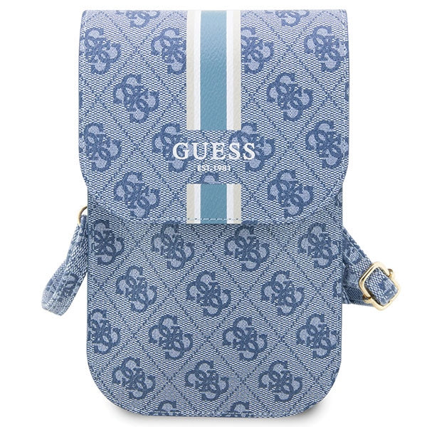 Guess handbag GUWBP4RPSB - blue 4G Stripes