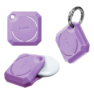 LAUT Huex Gems - protective case for AirTag (violet)