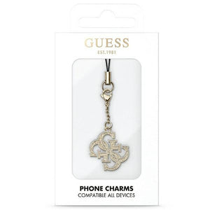 Guess case GUCPM4GID Phone Strap 4G Glitter Charm