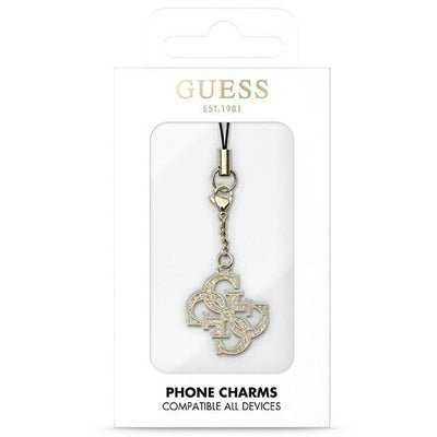 Guess case GUCPM4GID Phone Strap 4G Glitter Charm