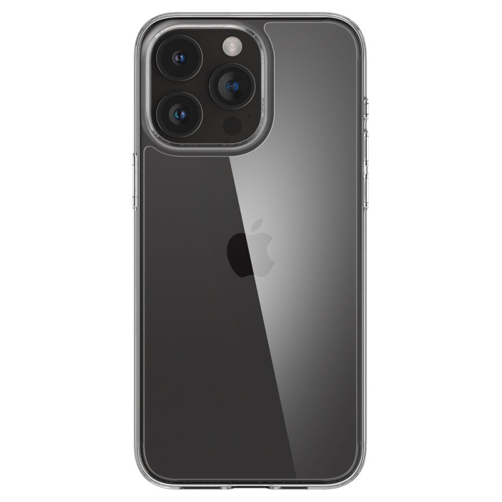 „Spigen Airskin“ hibridinis dėklas, skirtas „iPhone 15 Pro“ – skaidrus