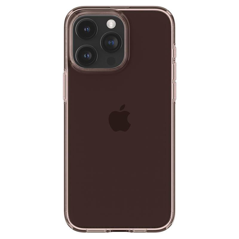 „Spigen Crystal Flex“ dėklas, skirtas „iPhone 15 Pro Max“ – rožinis / skaidrus