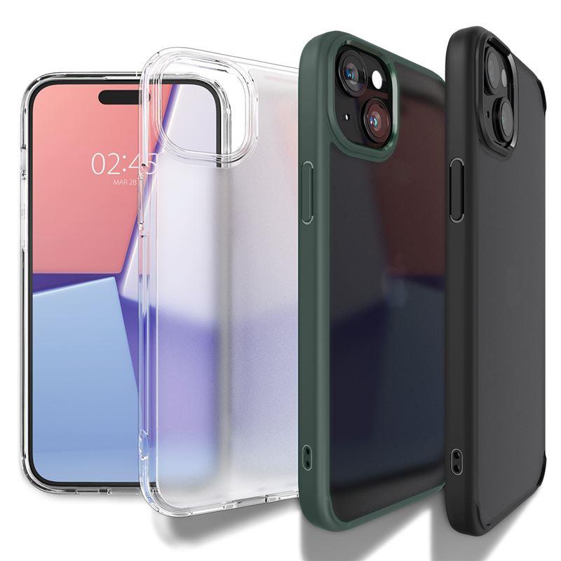 „Spigen Crystal Hybrid iPhone 15 Plus“ dėklas – skaidrus