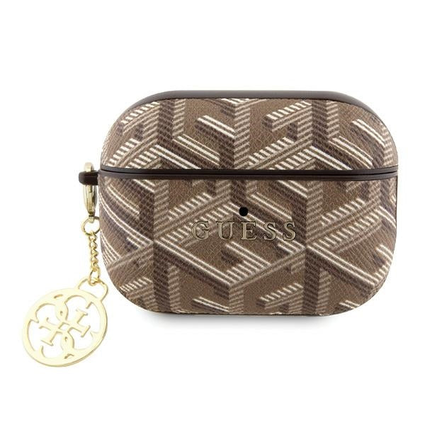 „Guess“ GUAP2PGCE4CW dėklas, skirtas „AirPods Pro 2“ ausinėms, rudas, „GCube Charm“