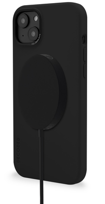 Decoded Silicone Case with MagSafe for iPhone 14 Plus - black