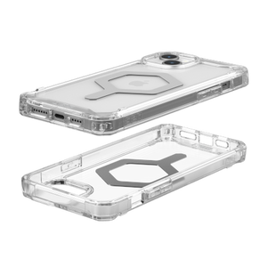 UAG Plyo MagSafe case for iPhone 15 Plus - transparent and silver