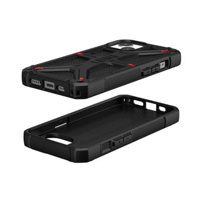 UAG Monarch case for iPhone 15 - black kevlar