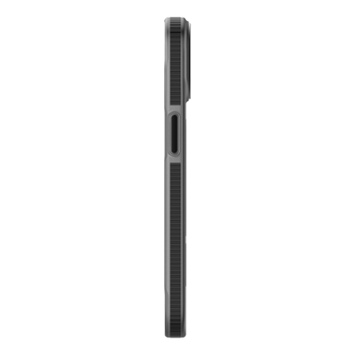 Decoded Transparent Grip Case with MagSafe for iPhone 15 Plus - gray and black