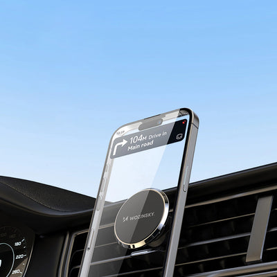 Wozinsky WUMKO Magnetic Phone Holder for Car Air Vent - Black