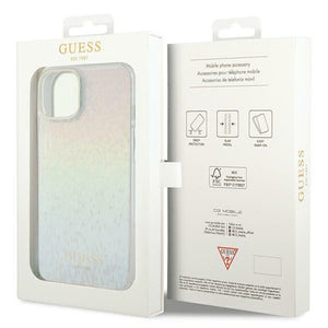 Guess IML Faceted Mirror Disco Iridescent case for iPhone 12/12 Pro - multicolor