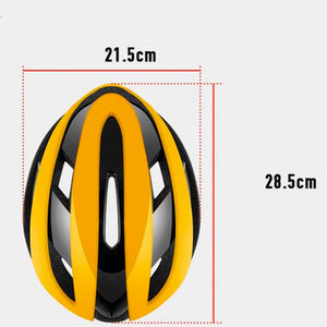 Rockbros 10110004005 bicycle helmet, size L - yellow and black