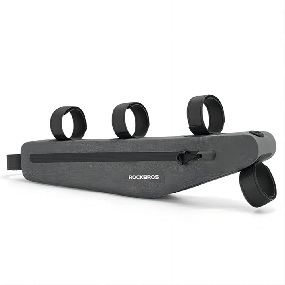 Rockbros AS-052 waterproof bicycle bag for frame - gray
