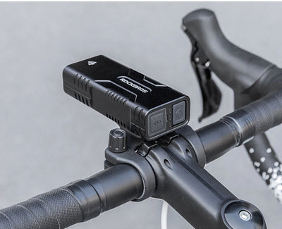 Rockbros 24310002001 bicycle light 850 lm with powerbank function + USB-C - USB-A cable - black