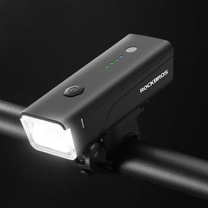 Rockbros 24510003001 Front Bike Light 260 lm + USB-C - USB-A Cable - Black
