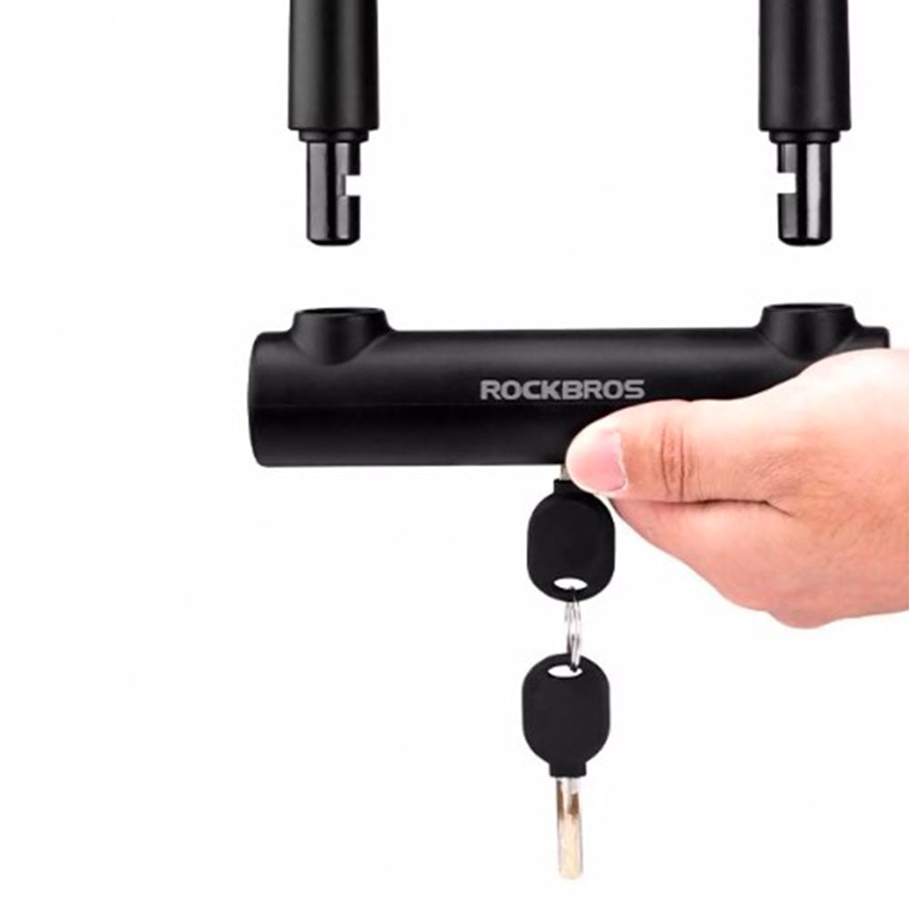 „Rockbros RKS610-BK“ U formos dviračio spyna – juoda