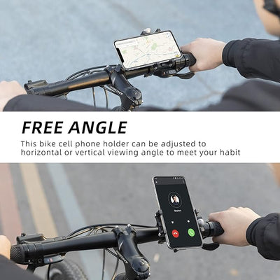 Rockbros 699-BK Aluminum Alloy Bike Phone Holder - Black