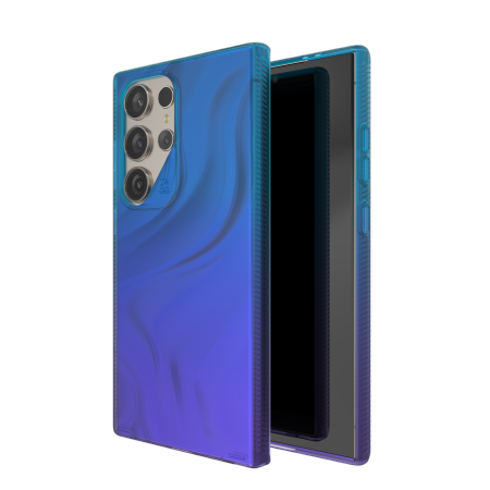 ZAGG Cases Milan dėklas, skirtas „Samsung Galaxy S24 Ultra“ – mėlynas