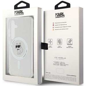 Karl Lagerfeld IML Choupette MagSafe case for Samsung Galaxy S24 - transparent