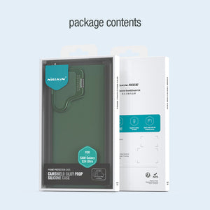 Nillkin CamShield Silky Prop Silicone Case for Samsung Galaxy S24 Ultra - black