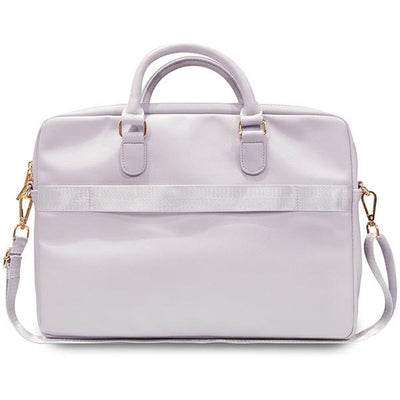 Guess Triangle 4G bag for a 16" laptop - purple