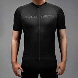 Rockbros 15120002004 Short Sleeve Cycling Jersey XL - Black