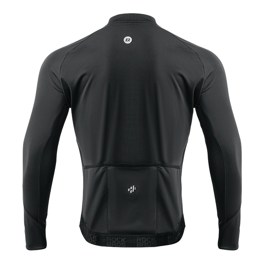 Rockbros Fall/Winter Long Sleeve Cycling Jacket M - Black