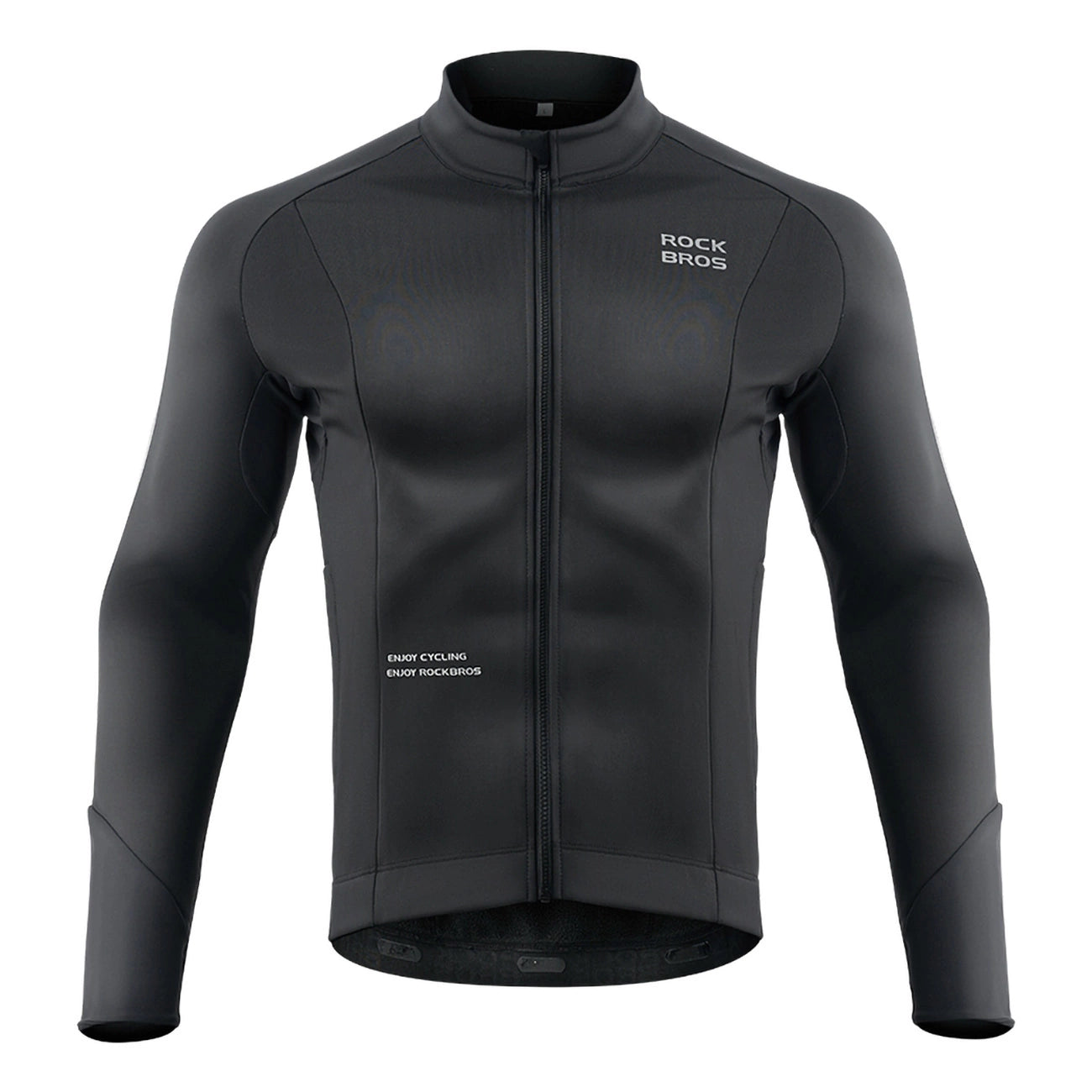 Rockbros Fall/Winter Long Sleeve Cycling Jacket XL - Black