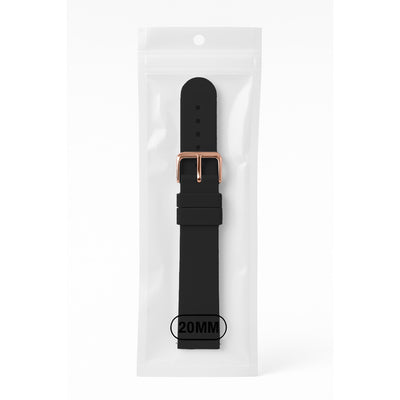 Silicone Strap for Huawei Watch GT2 / GT3 42mm - Black