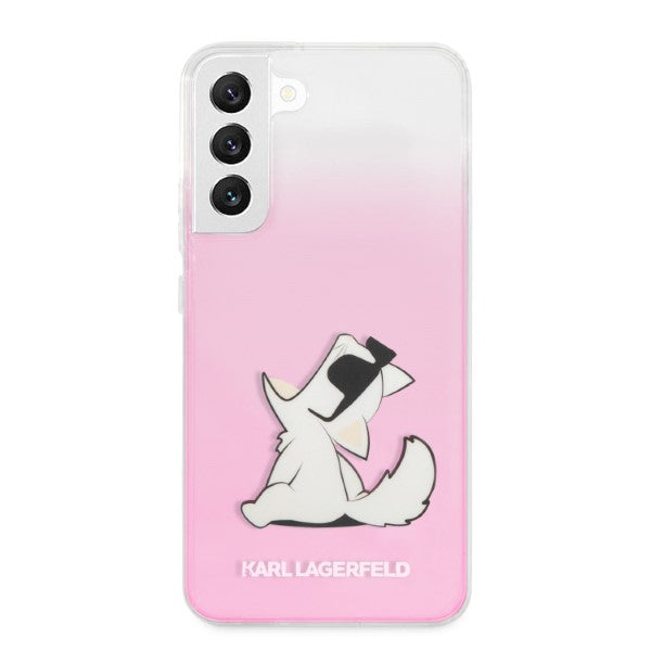 Karl Lagerfeld Choupette Eat Case for Samsung Galaxy S22+ - Pink