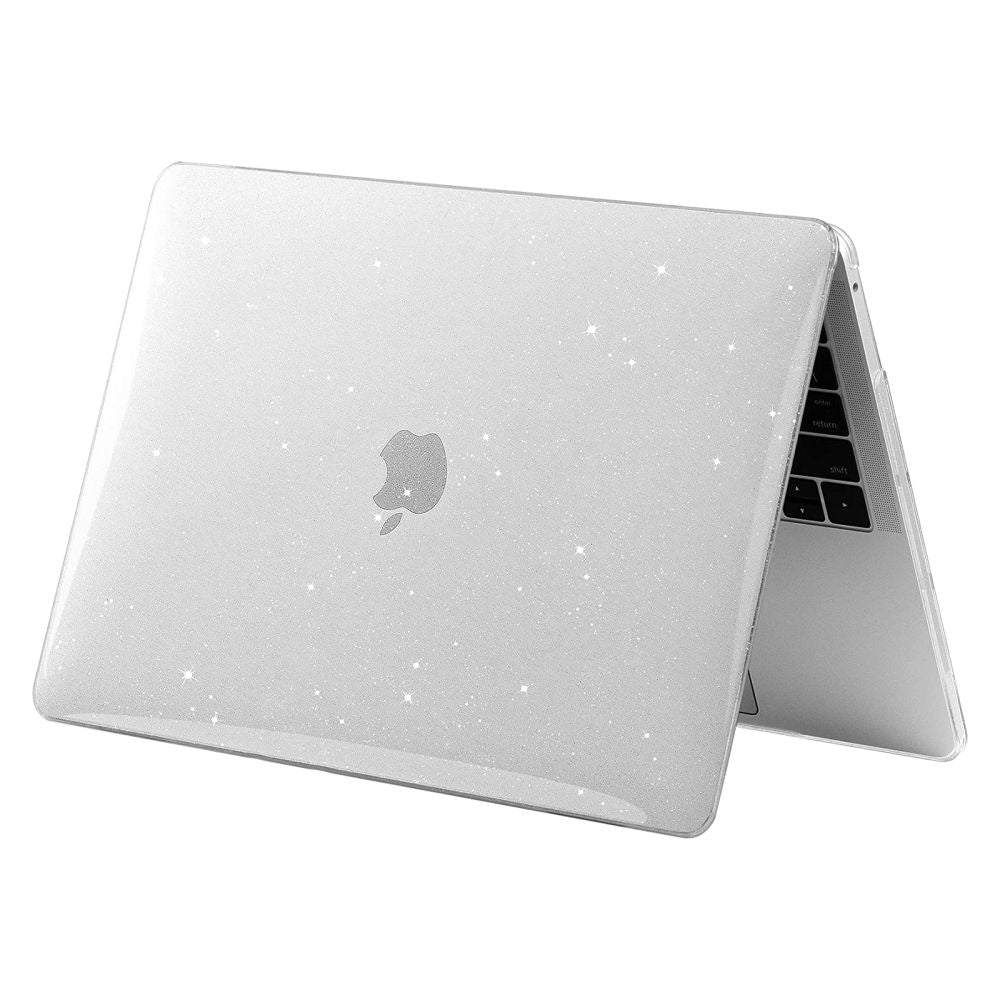 Tech-Protect SmartShell Case for MacBook Air 13" M2 / M3 / 2022-2024 - Clear-Glitter