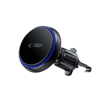 Tech-Protect MM15W-V4 Car Phone Holder with MagSafe 15W Inductive Charger for Air Vent - Black