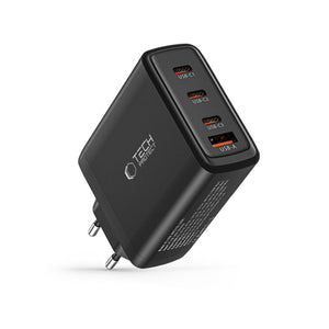 Tech-Protect NC100W-GAN charger network GaN 3x USB-C PD 100W / USB-A QC 3.0 - black