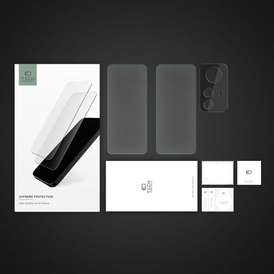 Tech-Protect Supreme Set for Xiaomi Redmi Note 12S 2x tempered glass for display / tempered glass for camera