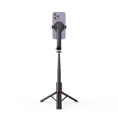 Tech-Protect L04S Bluetooth Selfie Stick with Tripod up to 95cm and 360 Head - Black