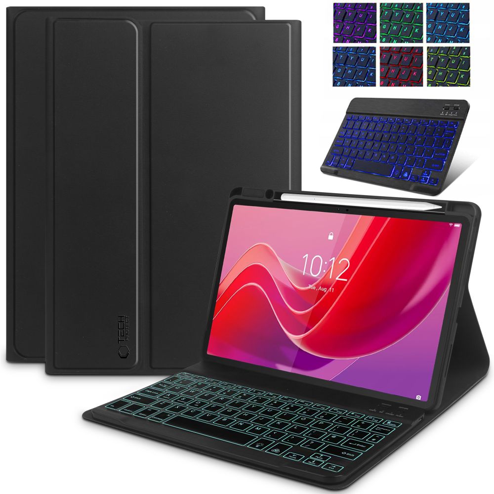 Tech-Protect SC Pen + Keyboard Case with Keyboard for Lenovo Tab M11 11" TB-330 - Black