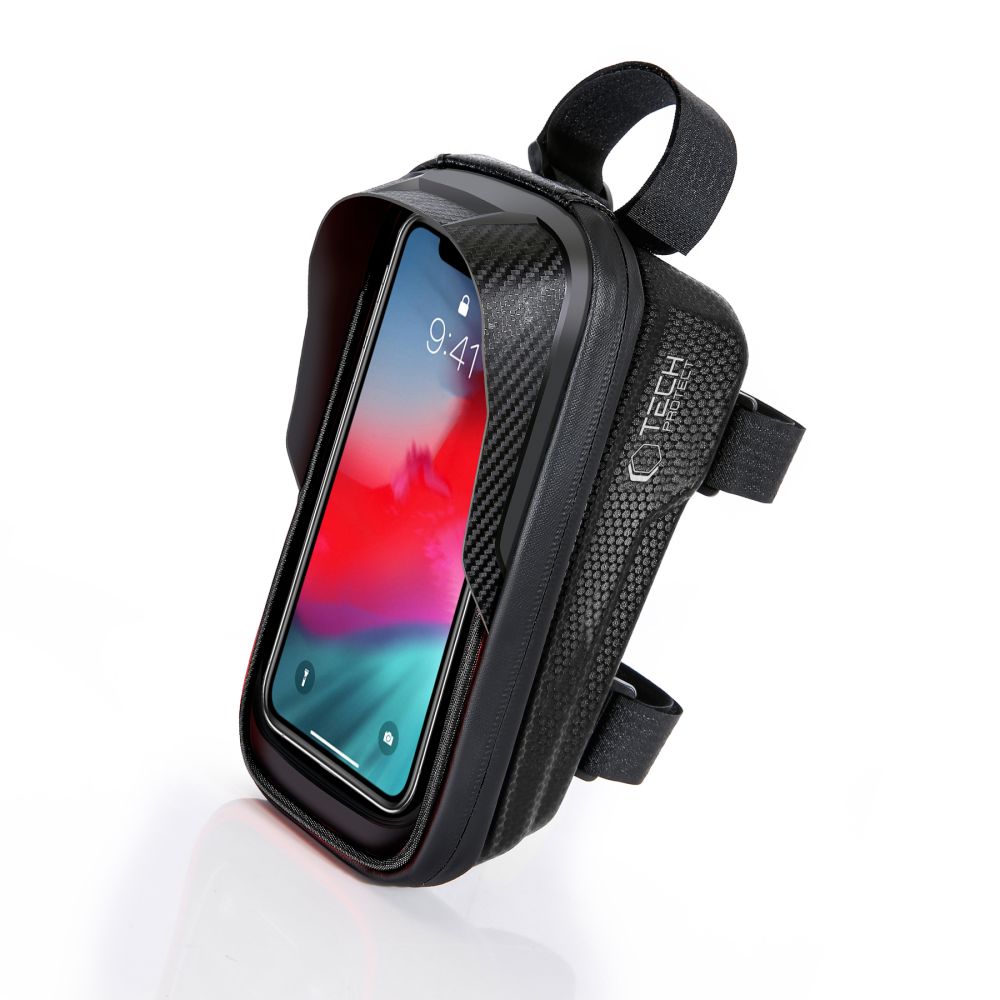 Tech-Protect V2 Bike Bag with Phone Space 1l - Black