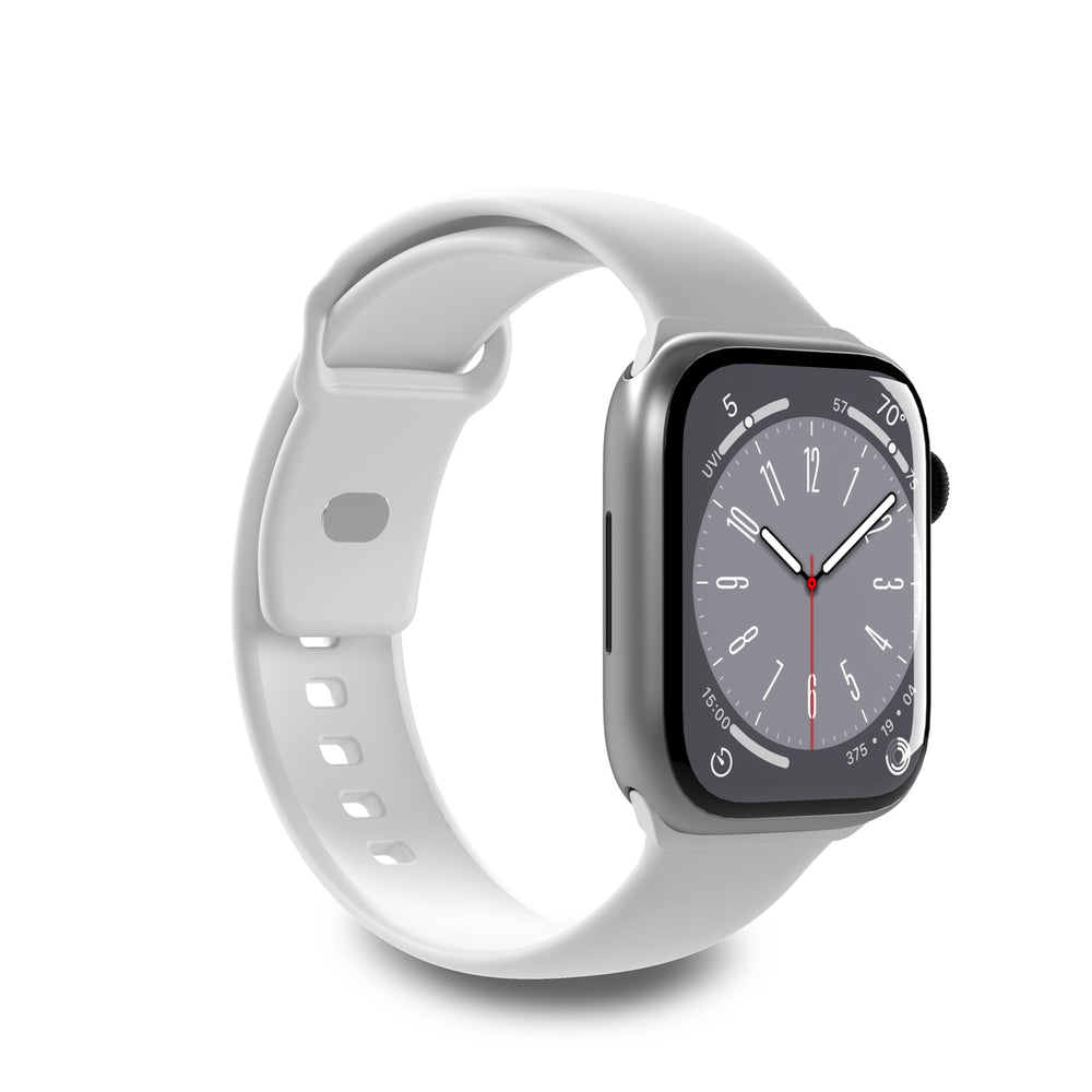 „Puro Icon“ silikoninis dirželis „Apple Watch 38 / 40 / 41 mm“ – baltas (2 vnt.)