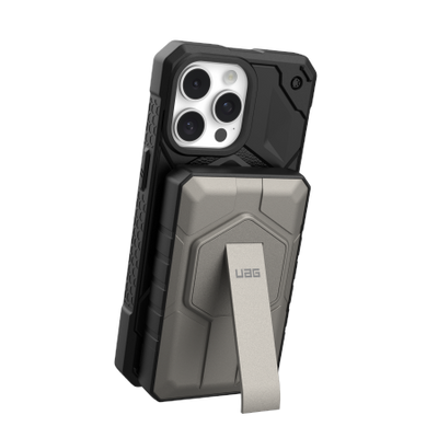 UAG Rugged 10K 10000 mAh MagSafe Powerbank with 10W Stand + Cable - Titanium