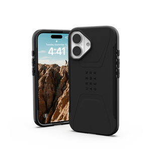UAG Civilian Magsafe iPhone 16 Case - Black