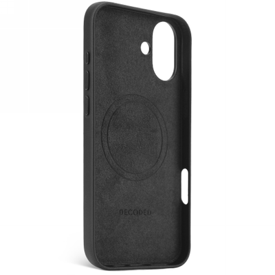 Decoded Leather Backcover case with MagSafe for iPhone 16 Plus - black