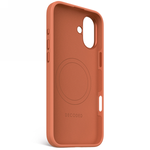 Decoded AntiMicrobial Silicone Backcover with MagSafe for iPhone 16 Plus - Orange