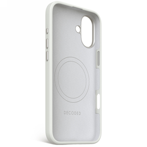 Decoded AntiMicrobial Silicone Backcover with MagSafe for iPhone 16 Plus - Gray