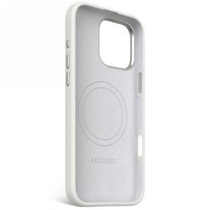 Decoded AntiMicrobial Silicone Backcover with MagSafe for iPhone 16 Pro Max - Gray